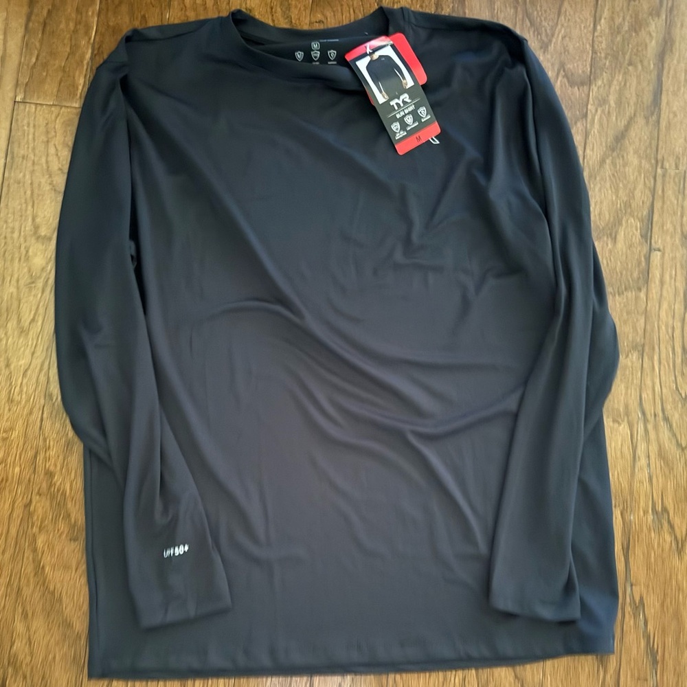 TYR Men's Black Long Sleeve Shirt